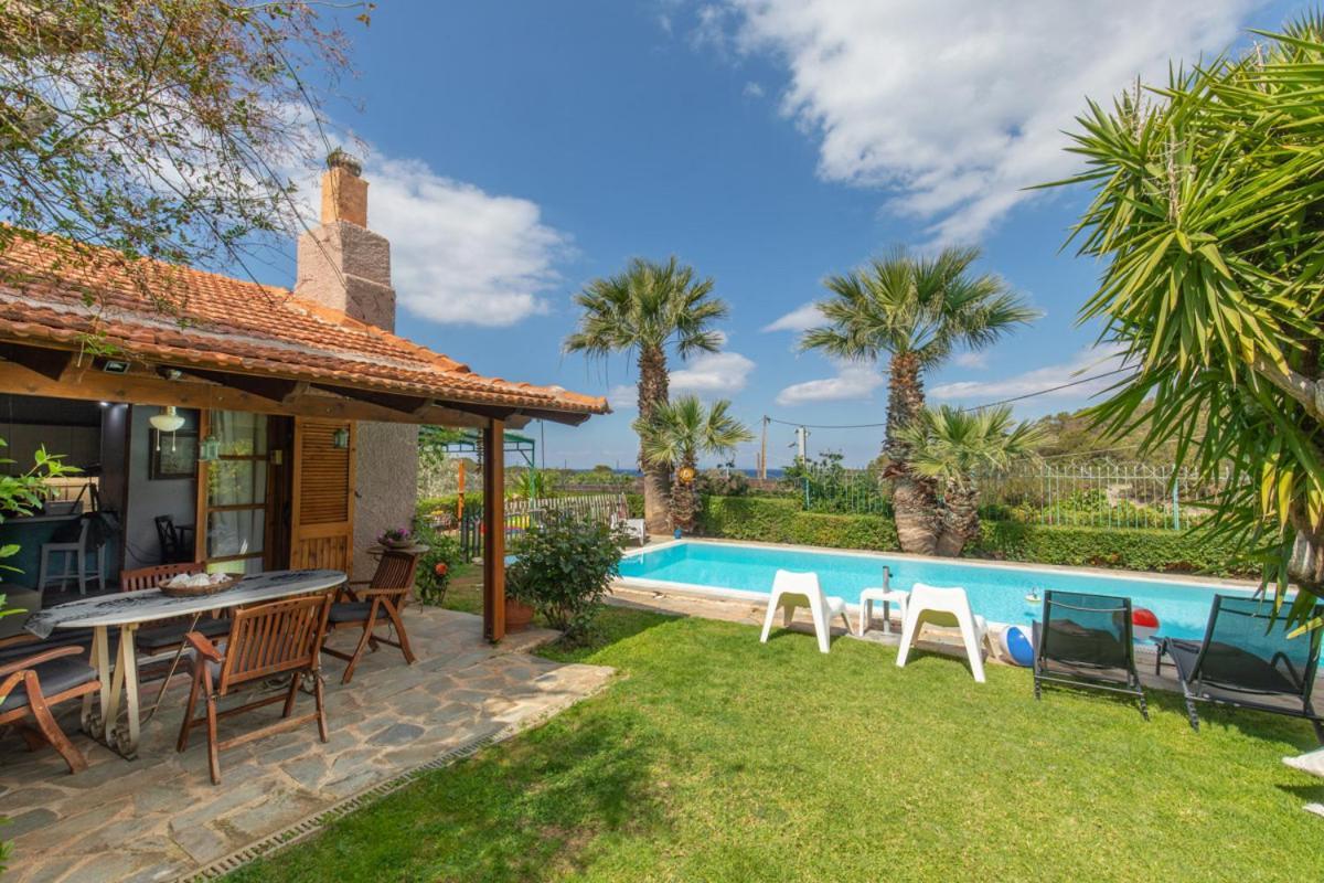 Iliachtida House Villa ซูนิโอ ภายนอก รูปภาพ